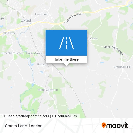 Grants Lane map