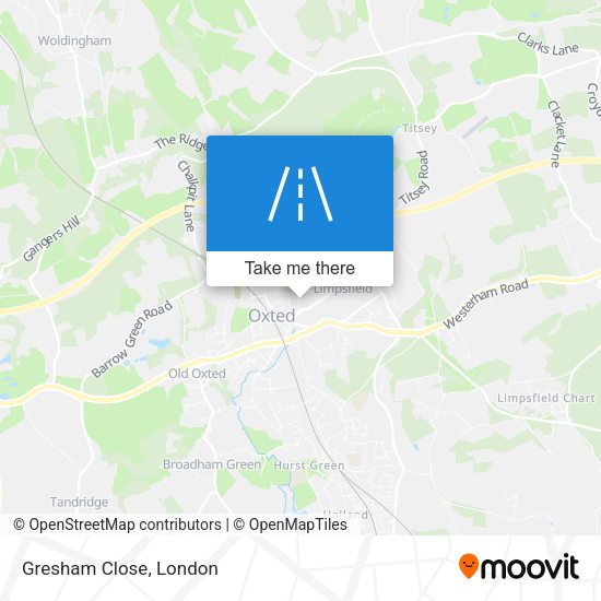 Gresham Close map