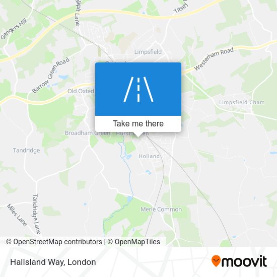 Hallsland Way map