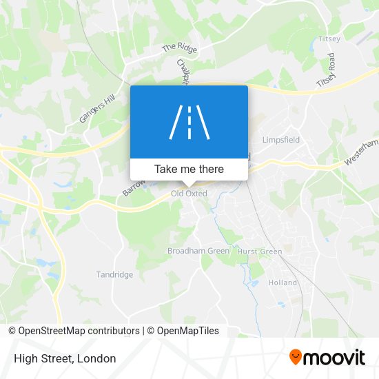 High Street map