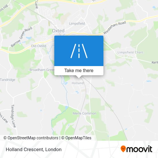 Holland Crescent map