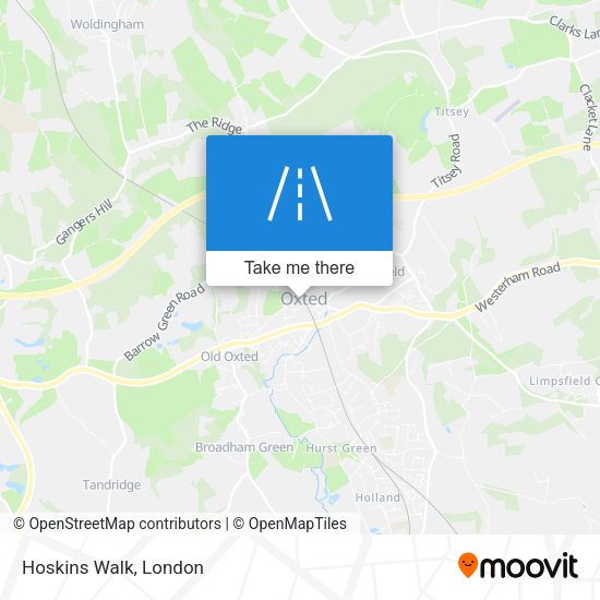Hoskins Walk map
