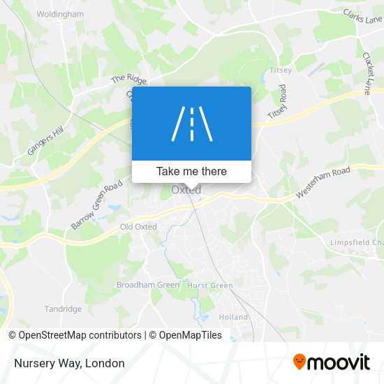 Nursery Way map
