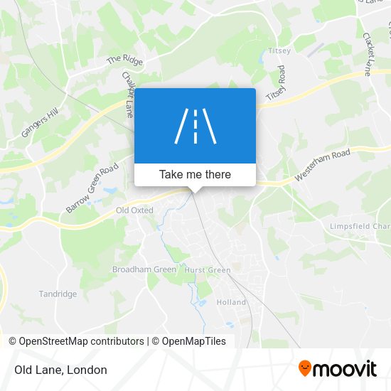 Old Lane map