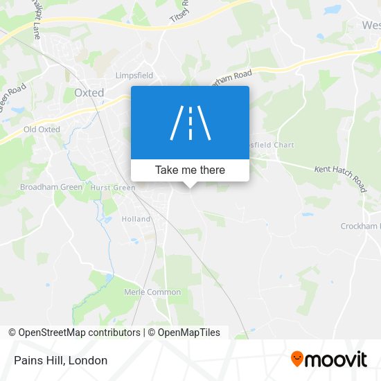 Pains Hill map