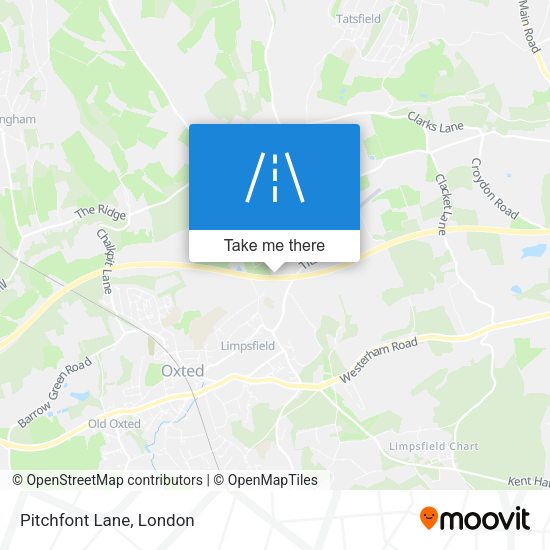 Pitchfont Lane map