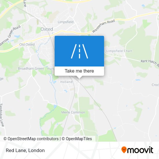 Red Lane map
