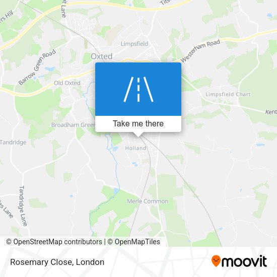 Rosemary Close map