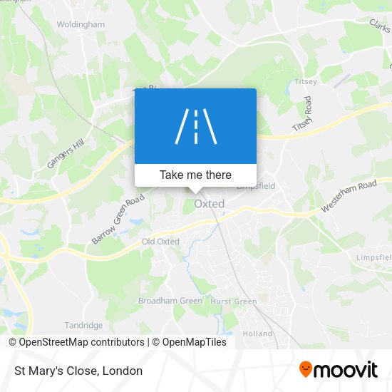 St Mary's Close map