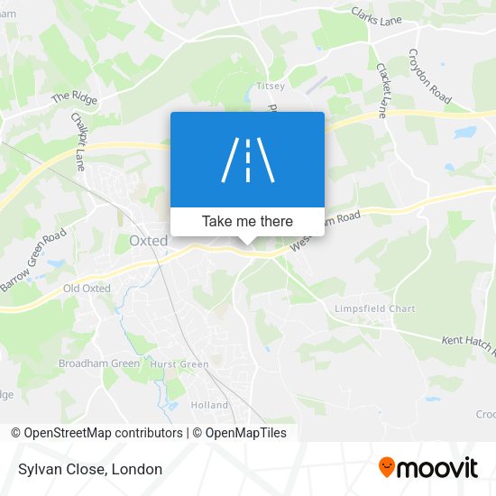 Sylvan Close map