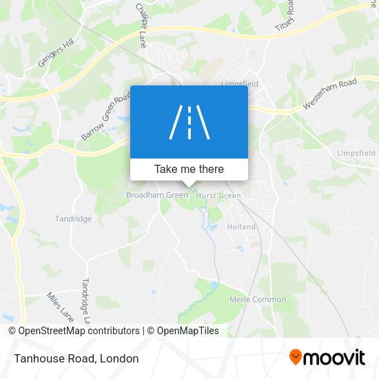 Tanhouse Road map