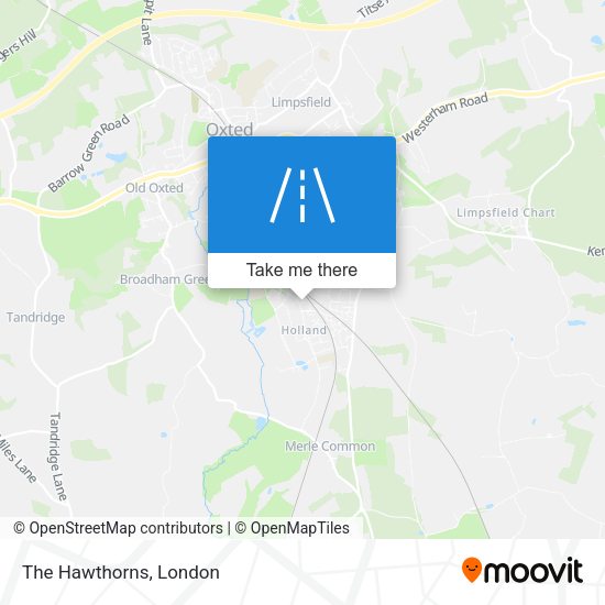 The Hawthorns map