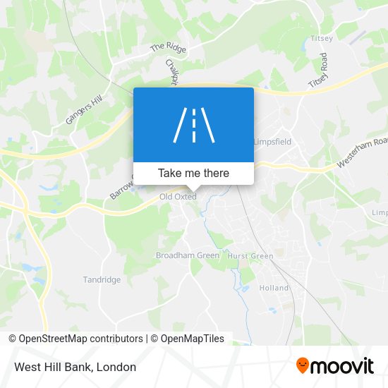West Hill Bank map