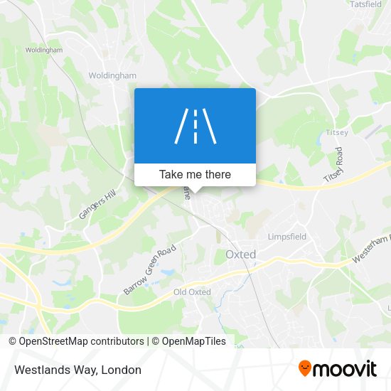 Westlands Way map