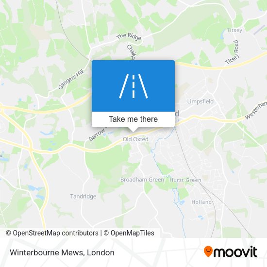 Winterbourne Mews map