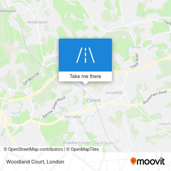 Woodland Court map
