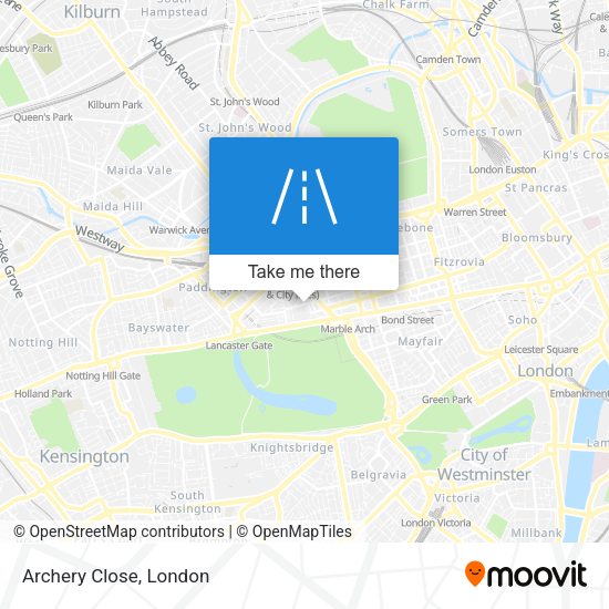 Archery Close map