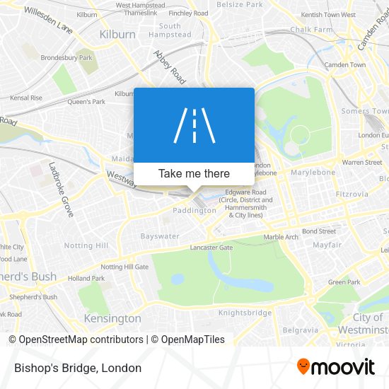 Bishop's Bridge map