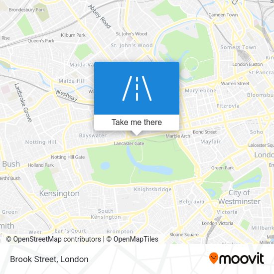 Brook Street map