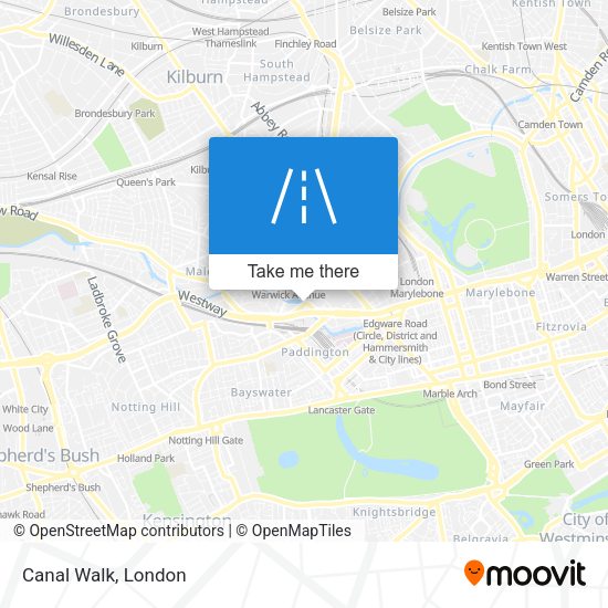 Canal Walk map