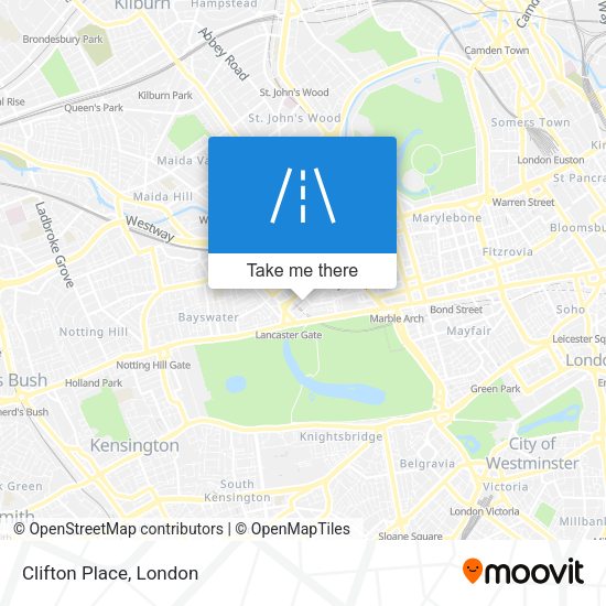 Clifton Place map