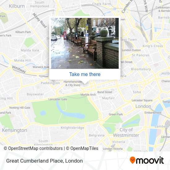 Great Cumberland Place map
