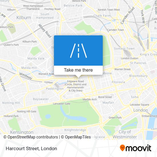 Harcourt Street map