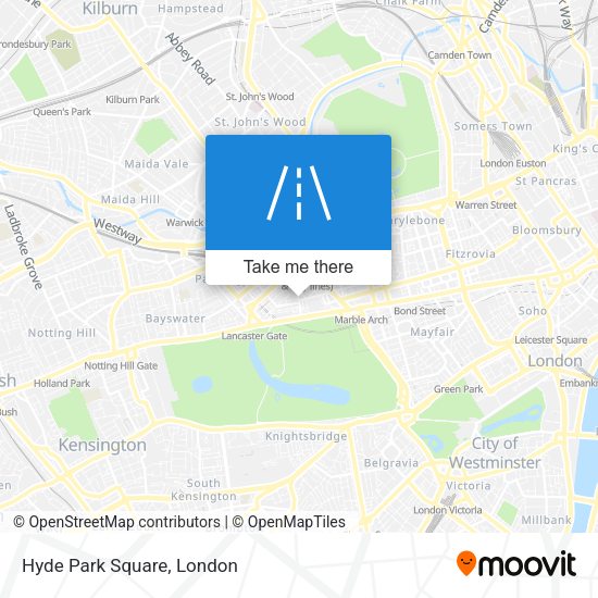 Hyde Park Square map