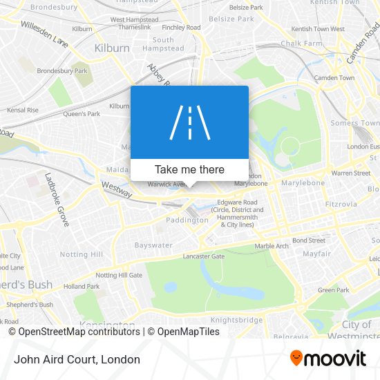 John Aird Court map