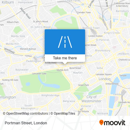 Portman Street map