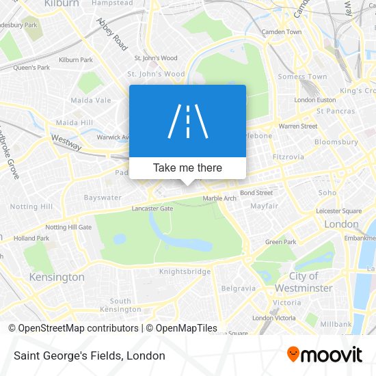 Saint George's Fields map