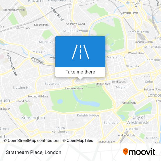 Strathearn Place map