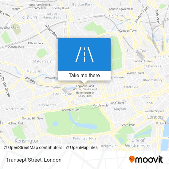 Transept Street map