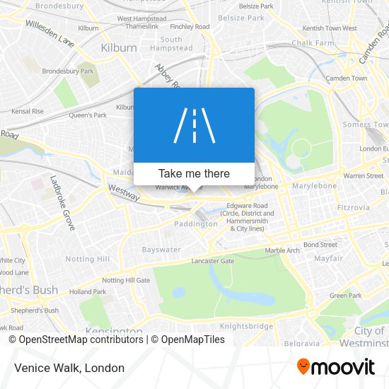 Venice Walk map