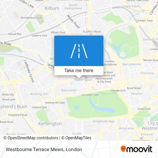Westbourne Terrace Mews map