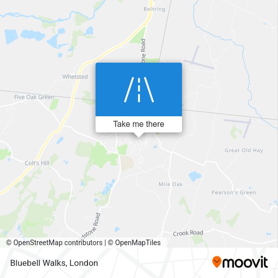 Bluebell Walks map