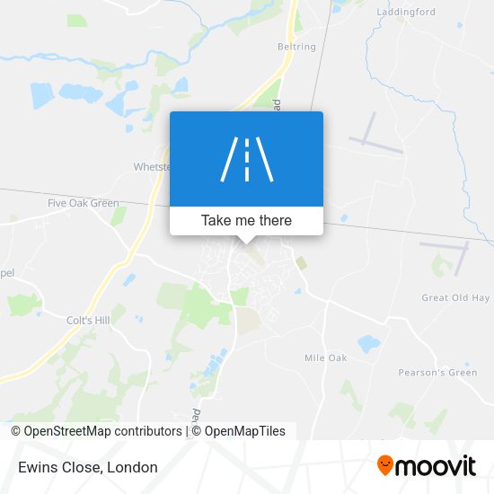 Ewins Close map