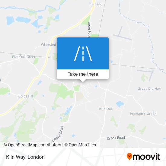 Kiln Way map