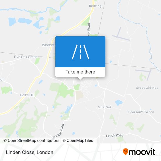 Linden Close map