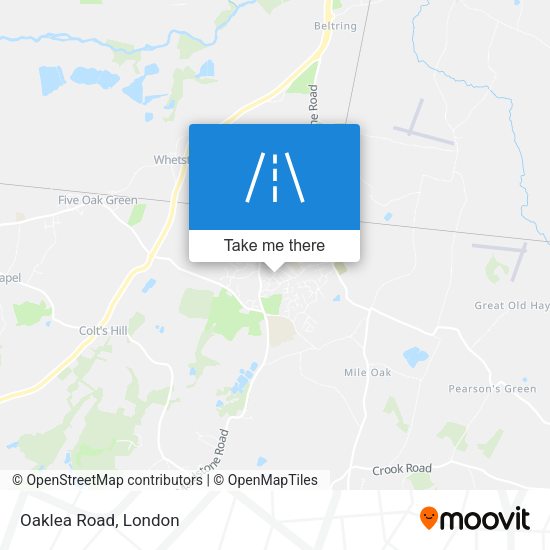 Oaklea Road map