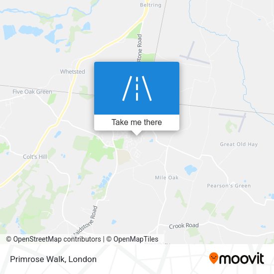 Primrose Walk map