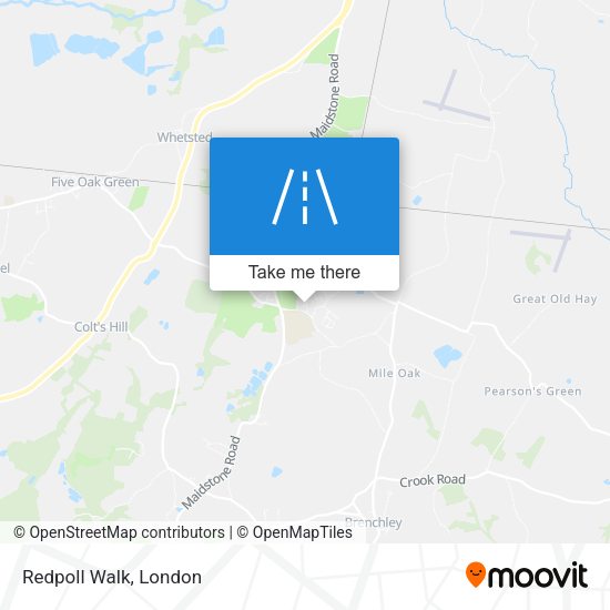 Redpoll Walk map