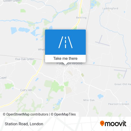 Station Road map