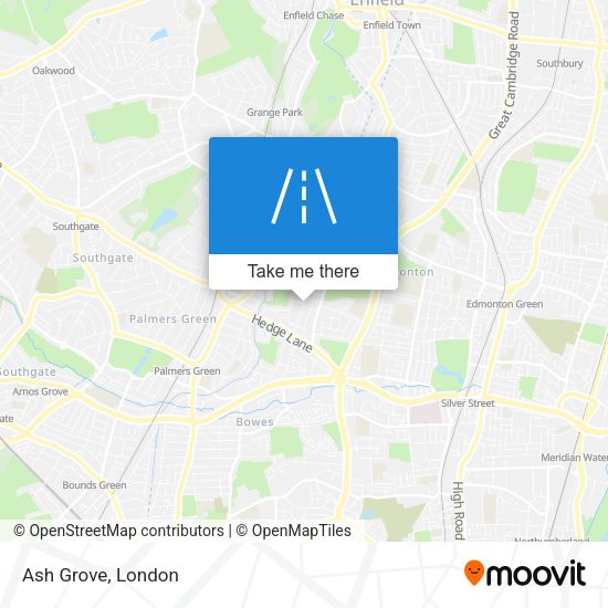 Ash Grove map