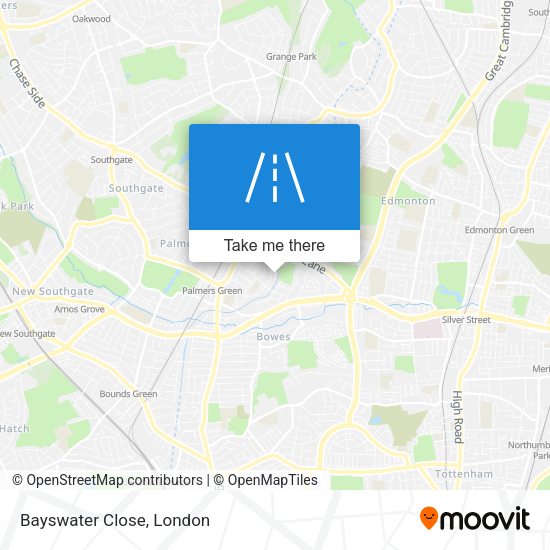 Bayswater Close map
