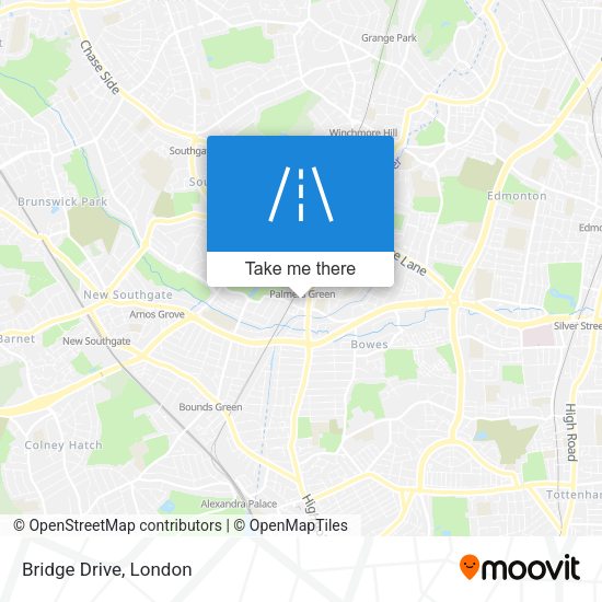 Bridge Drive map