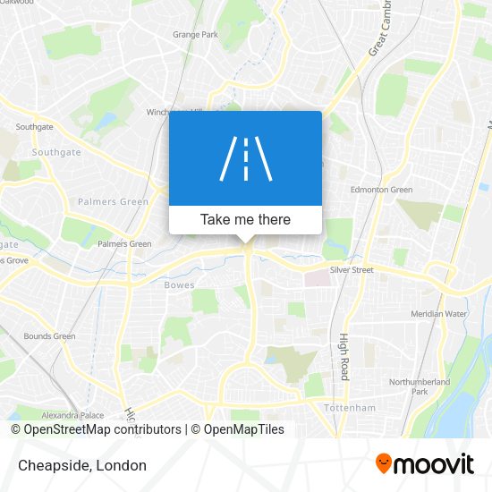 Cheapside map
