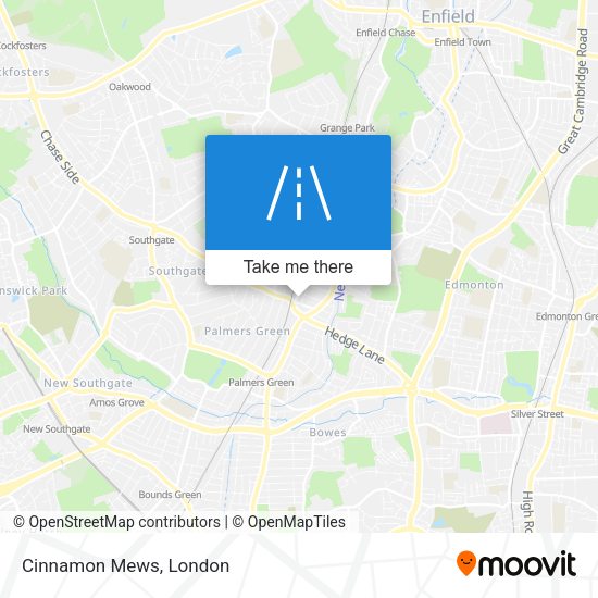 Cinnamon Mews map