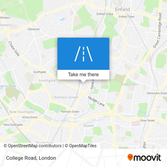 College Road map