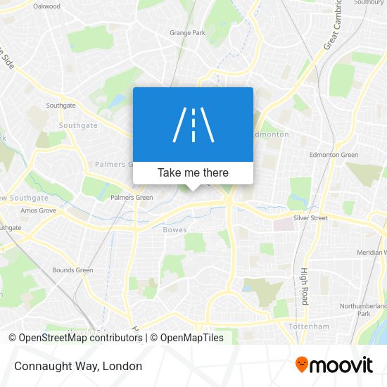 Connaught Way map